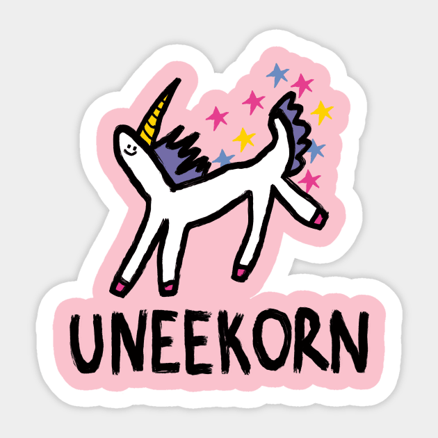 I love unicorns Sticker by Doctor Hotdog’s Emporium